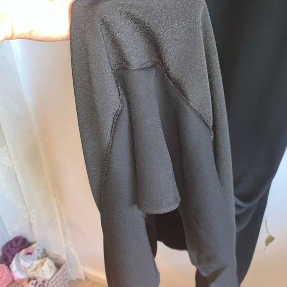 Eileen Fisher Classic Black Dress - Picture 4 of 11